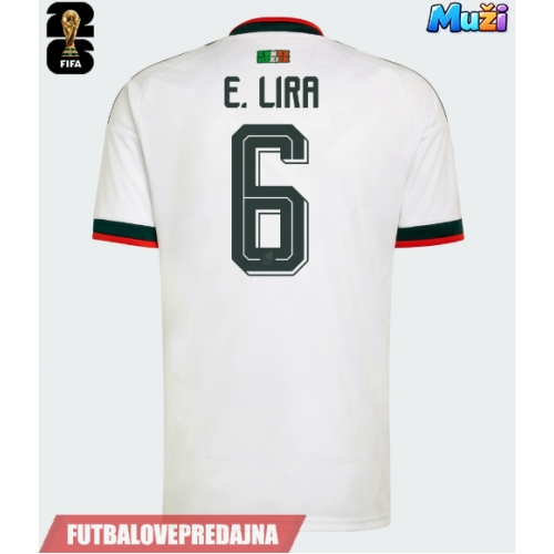 Lacne Muži Futbalové dres Mexiko Erik Lira #6 MS 2026 Krátky Rukáv - Preč